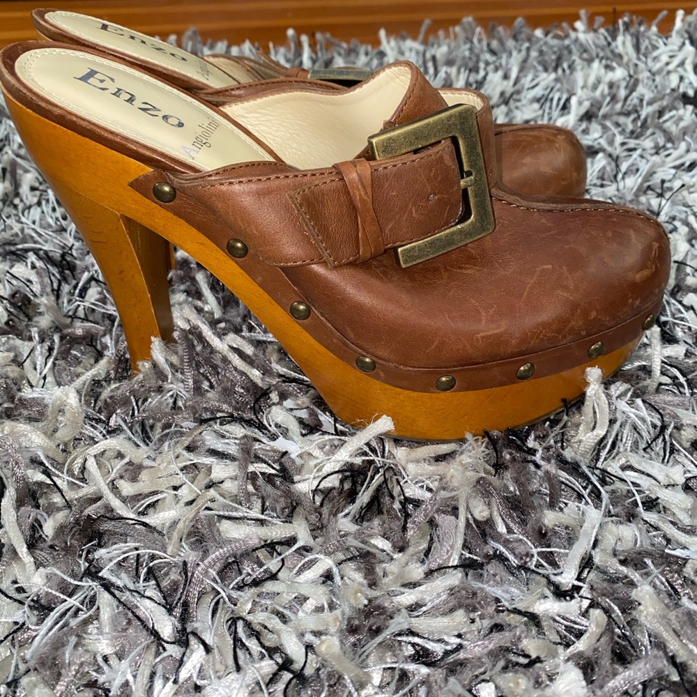 Enzo Angiolini Clog Heels